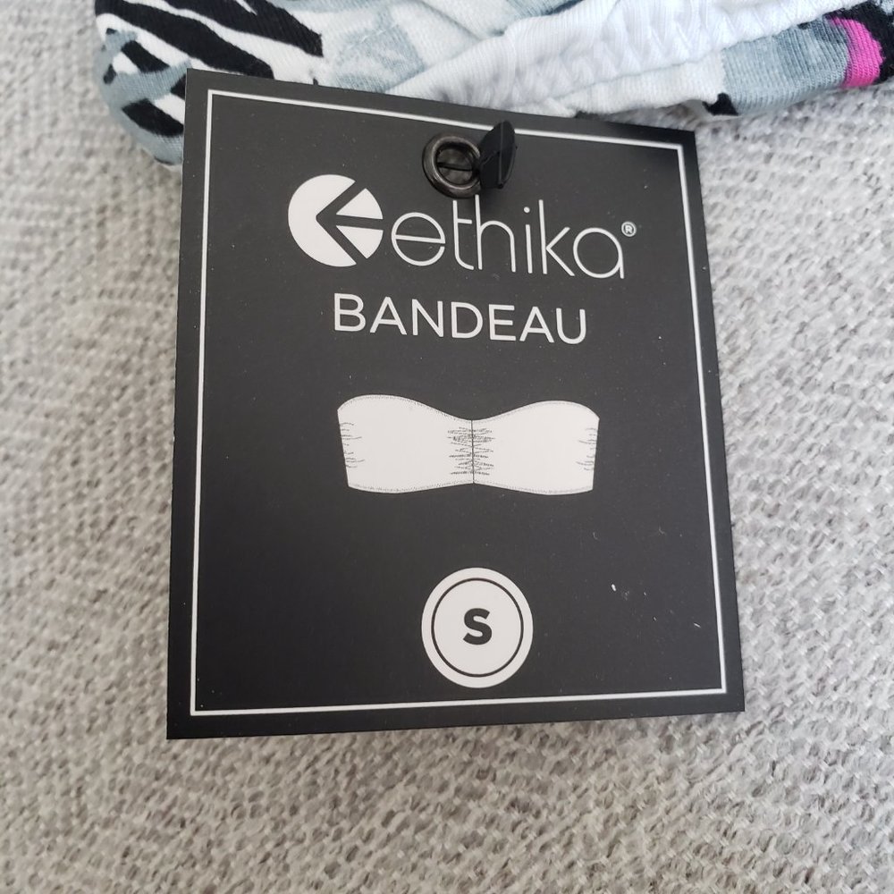 Ethika White Daisy Bandeau Modal - Picture 3 of 5